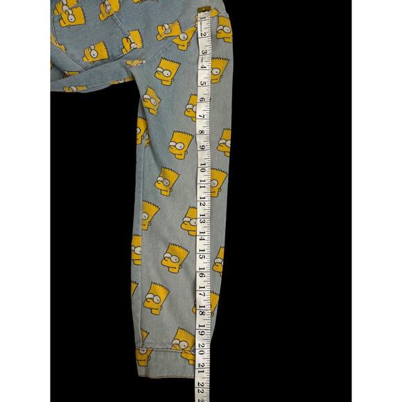 Vintage 90s Bart Simpson Denim Jacket All Over Print  Collectible Woman’s Jacket - Picture 15 of 16